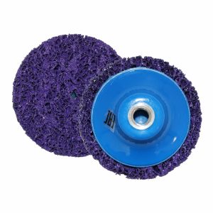 Круг на резьбе 150 мм фиолетовый для снятия ржавчины